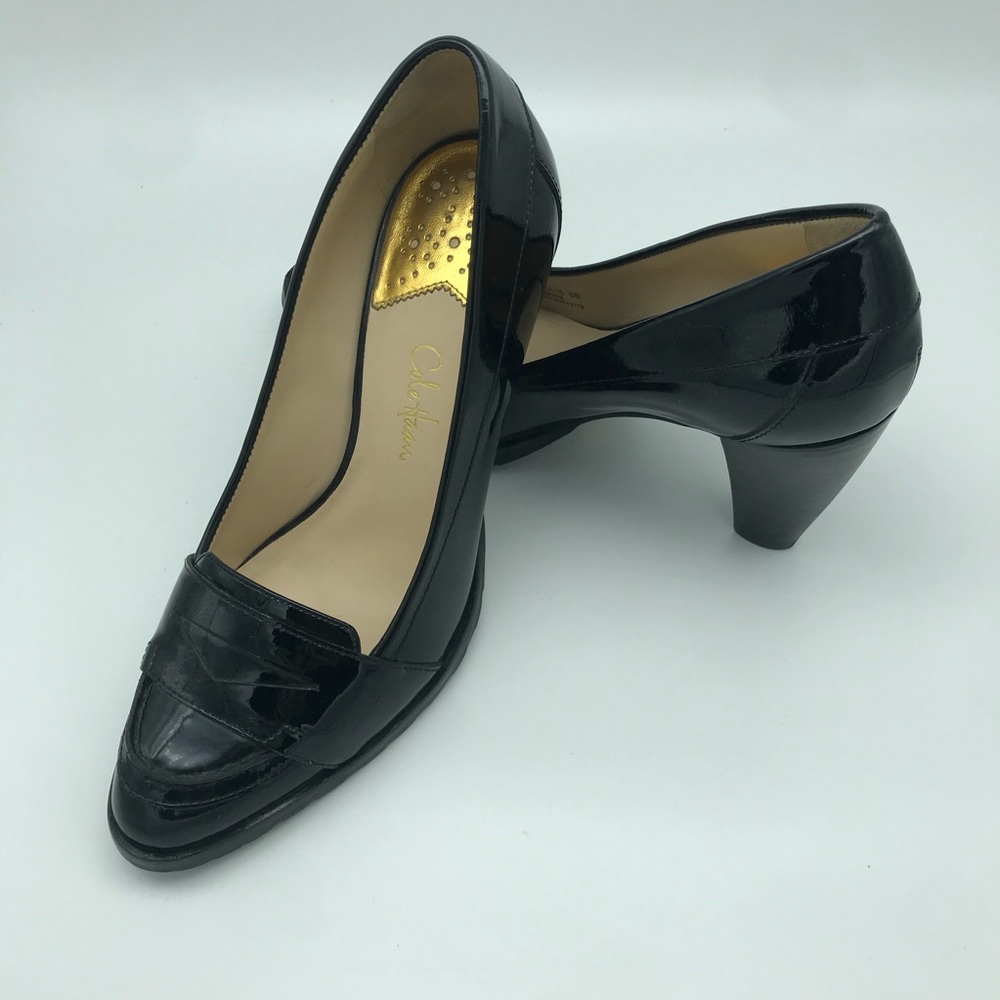 Cole Haan Nike Air Patent Leather Heels Black 9